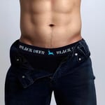 Black Deer Exclusive 3 Adet Erkek Pamuklu Esnek Boxer Siyah