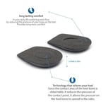 Black Deer Heelspur (Epin Topukluk) Gri Topuk Dikeni Tabanlık Gri L