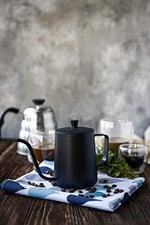 Black Goat Home Barista Mini Drip Kettle Kapaklı 600 ml (Kahve Demleme İbriği)