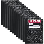 Black Marble kompozisyonu kitap, Wide Rule, 9 – 3/4 x 7 – 1/2, 100 sheets