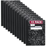 Black Marble kompozisyonu kitap, Wide Rule, 9 – 3/4 x 7 – 1/2, 100 sheets