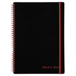 Black n' Red Dizüstü Bilgisayar, Dayanıklı Poli Kapak, Premium Optik Kağıt, Scribzee Uygulaması Uyumlu, Çevre Dostu, Spiral Cilt, 11-3/4