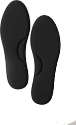 Black Vein Memory Foam Yumuşak Ayakkabı Tabanlığı, Akıllı Hafızalı Spor Tabanlık, Ayakkabı İç Tabanı (44, Siyah)