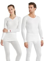 Blackspade 1257 Unisex Termal Tişört 2. Seviye (Beyaz, XXL)