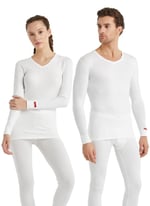 Blackspade 1257 Unisex Termal Tişört 2. Seviye (Beyaz, XXL)