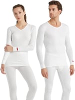 Blackspade 1257 Unisex Termal Tişört 2. Seviye (Beyaz, XXL)