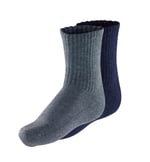 BLACKSPADE 9995 KİDS GRİ-LACİVERT 2 Lİ THERMAL ÇORAP