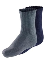 BLACKSPADE 9995 KİDS GRİ-LACİVERT 2 Lİ THERMAL ÇORAP
