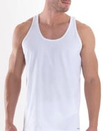 Blackspade Erkek Atlet 2'li Paket Loose Fit 9225 - Beyaz