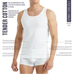 Blackspade Erkek Atlet 2'li Paket Tender Cotton 9678 - Beyaz