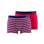 Blackspade Erkek Boxer 2'li Paket Stripes 9551 - Lacivert