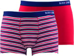 Blackspade Erkek Boxer 2'li Paket Stripes 9551 - Lacivert