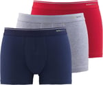 Blackspade Erkek Boxer - Shorty 3'lü Paket 9670 - Siyah Antra Melanj Antrasit