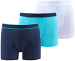 Blackspade Erkek Çocuk Boxer 3'lü Paket 9395 - Beyaz