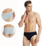 Blackspade Erkek Slip 3'lü Paket Tender Cotton 9672 - Siyah Antra Melanj Antrasit Siyah Antra Melanj Antrasit XXL