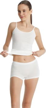 Blackspade Kadın Boxer Essential 1301 - Beyaz