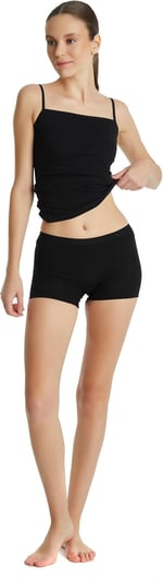 Blackspade Kadın Boxer Essential 1301 - Siyah