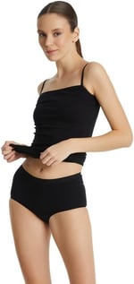 Blackspade Kadın Slip Külot Essential 1306 - Siyah Siyah S
