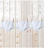 Blackspade Kız Çocuk Boxer 3'lü- Paket 1295 - Beyaz