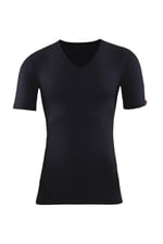 Blackspade Unisex Siyah Yarım Kol V Yaka Thermal İçlik 1263