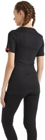 Blackspade V Yaka Kısa Kol Siyah Unisex Termal İçlik C3T6N2O1