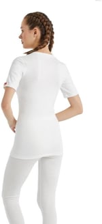 Blackspade V Yaka Kısa Kol Unisex Beyaz Termal İçlik C3T6N2O1
