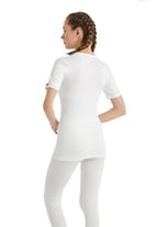 Blackspade V Yaka Kısa Kol Unisex Beyaz Termal İçlik C3T6N2O1