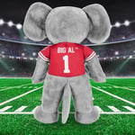 Bleacher Creatures Alabama Crimson Tide Al The Elephant 25,4 cm Maskot Peluş Figürler
