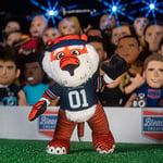 Bleacher Creatures Auburn Tigers Aubie 25,4 cm Maskot Peluş Figürler - Oyun veya Sergi için Bir Maskot