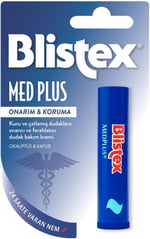 Blistex Medplus Stick Kuru ve Çatlamış Dudaklara Onarıcı ve Ferahlatıcı Dudak Bakım Kremi SPF 15