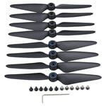 Blomiky 2 Takım 8'li Paket F7 Katlanabilir Pervaneler Yedek Pros Bwine F7GB2 F7 SJRC F7S F7 4K 9800FT GPS RC Quadcopter Drone F7 Pervane ile Uyumlu 2