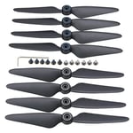 Blomiky 2 Takım 8'li Paket F7 Katlanabilir Pervaneler Yedek Pros Bwine F7GB2 F7 SJRC F7S F7 4K 9800FT GPS RC Quadcopter Drone F7 Pervane ile Uyumlu 2