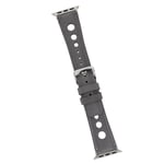 Bloominbag Alpine Stone Gray Hakiki Deri Apple Watch Kordonu - 44/45/46/49mm