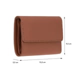 Bloominbag Arc Wallet Heritage Tan Hakiki Deri Kartlıklı Manyetik Cüzdan