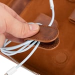 Bloominbag Arcadia Deep Brown Premium Deri Teknoloji Kablo & Aksesuar Düzenleyici