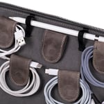 Bloominbag Arcadia Mist Gray Premium Deri Teknoloji Kablo & Aksesuar Düzenleyici