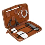 Bloominbag Arcadia Sandy Tan Premium Deri Teknoloji Kablo & Aksesuar Düzenleyici
