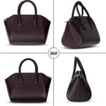 Bloominbag Aria Walnut Brown Medium Hakiki Deri Kadın El & Omuz Çantası