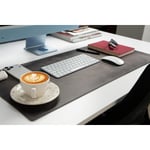 Bloominbag Atelier 91 Ash Gray Leather Desk Mat - Medium