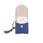 Bloominbag Aurel Cadet Ocean Charm Hakiki Deri Airpods Kılıfı – Airpods 1 & 2 Uyumlu