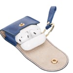 Bloominbag Aurel Cadet Ocean Charm Hakiki Deri Airpods Kılıfı – Airpods 1 & 2 Uyumlu