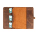 Bloominbag Bloom Quiet Edit Saddle Brown A5 Deri Kitap Defter Kılıfı