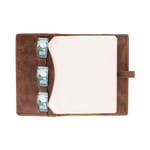 Bloominbag Bloom Quiet Edit Saddle Brown A5 Deri Kitap Defter Kılıfı