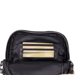 Bloominbag Bloombag Obsidian Black Hakiki Deri Crossbody Çanta