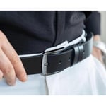 Bloominbag Bloombelt Cosmic Black Hakiki Deri Erkek Kemer-130cm