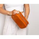 Bloominbag Bloombiel Desert Taba Hakiki Deri Seyahat Ve Makyaj Çantası