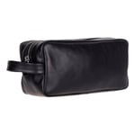 Bloominbag Bloombiel Obsidian Siyah Hakiki Deri Seyahat Ve Makyaj Çantası