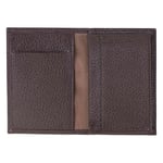 Bloominbag Bloomcard Verta Chestnut Brown Hakiki Deri Dikey Kartlık
