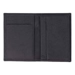 Bloominbag Bloomcard Verta Obsidian Black Hakiki Deri Dikey Kartlık