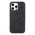 Bloominbag Bloomcase Aeris Obsidian Black Iphone 16 Pro Magsafe Hakiki Deri Kılıfı